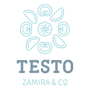 Logotip TESTO by Zamira&Co Ш.Руставели